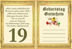 Geburtstagbpruche 19 geburtstag