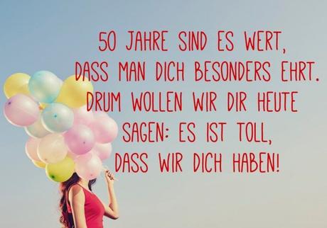 Gluckwunsche geburtstag zum 50