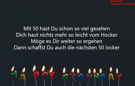 Gluckwunsche geburtstag zum 50