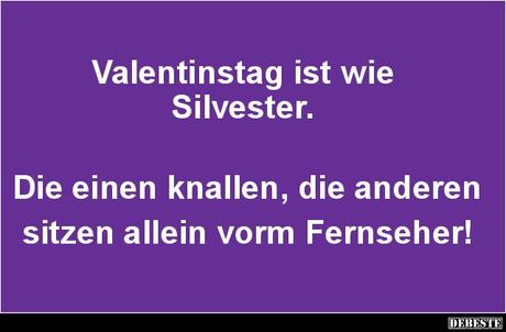 Valentinstag single spruche