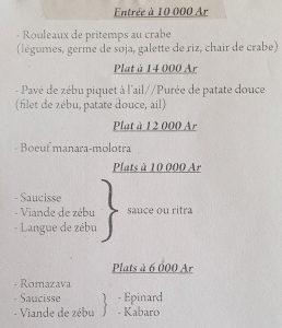 Restaurant Duo Antananarivo
