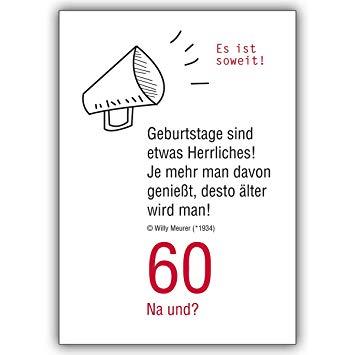 Lustiges zum 60 geburtstag zum vorlesen