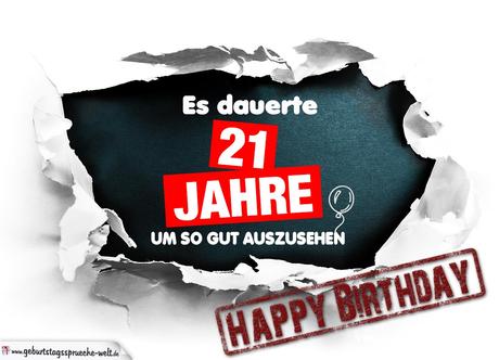 Lustige gluckwunsche 21 geburtstag