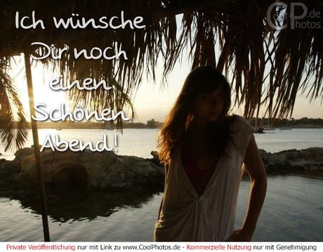Ich wunsche euch ein schonen abend