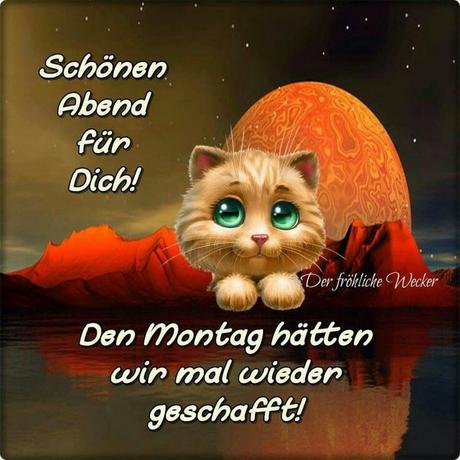 Ich wunsche euch ein schonen abend