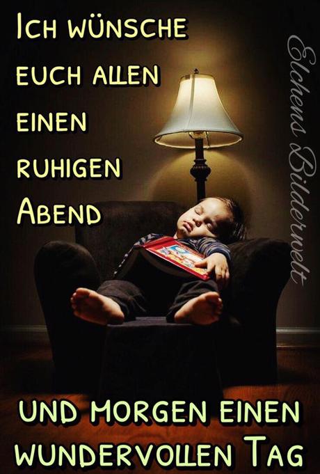 Ich wunsche euch ein schonen abend