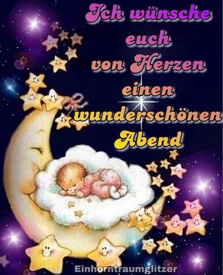Ich wunsche euch ein schonen abend
