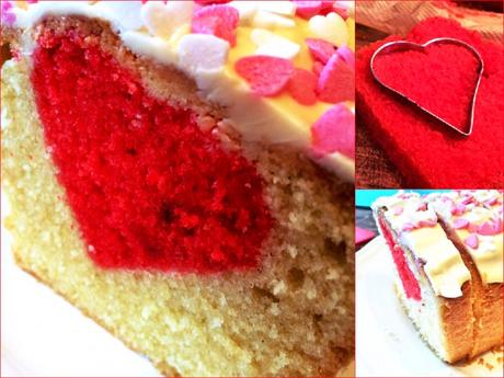 Valentinstag herz muffins