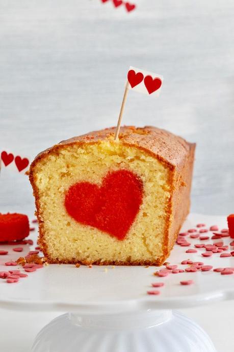 Valentinstag herz muffins