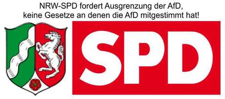 Die SPD fordert keine Gesetze zu beschließen an denen die AfD beteiligt war…