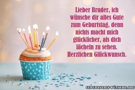 Geburtstagswunsche fur den liebsten bruder