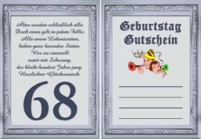 Spruche zum 68 geburtstag oma
