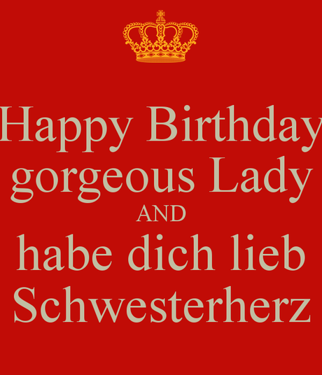 Geburtstagswunsche englisch schwester