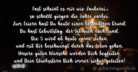 Spruch geburtstag rund