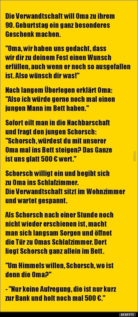 Geburtstagsspruche lustig 90