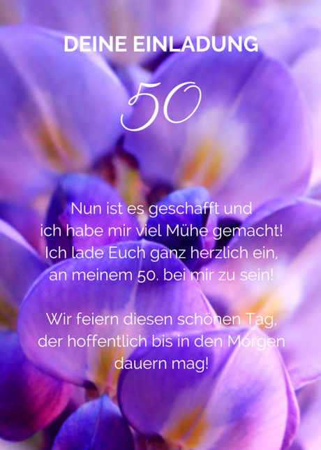 Schoner spruch zum 50 geburtstag mann