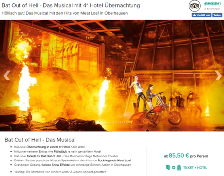 Musical tickets valentinstag