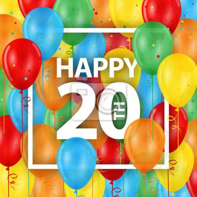 Text karte 20 geburtstag