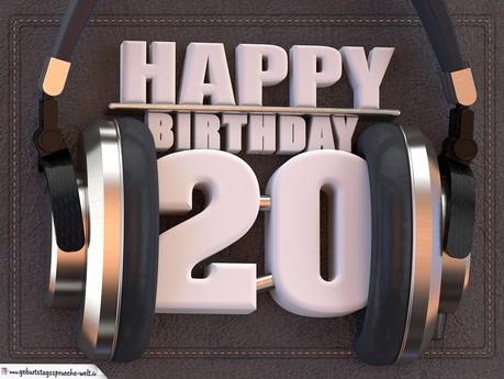 Text karte 20 geburtstag