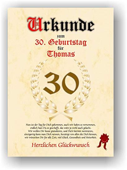 30 geburtstagbpruch