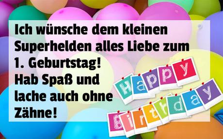 Schone texte zum ersten geburtstag