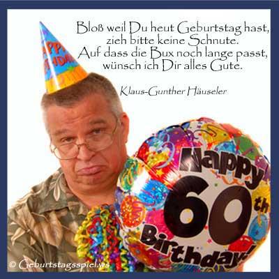 Geburtstagswunsche 60 jahre