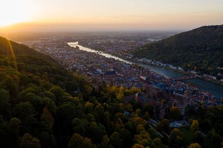 DJI Mavic 2 Pro Test Bild über Heidelberg