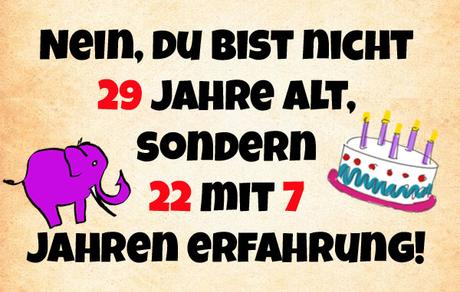 Lustige spruche zum geburtstag 29