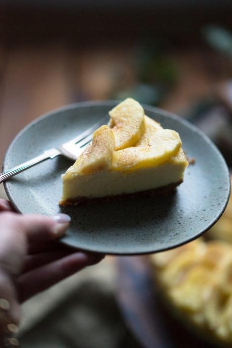 Karamell Apfel Cheesecake – Caramel Apple Cheesecake