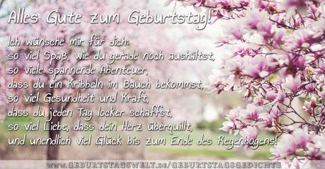 Reime verse geburtstag