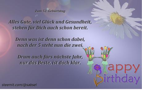 Reime verse geburtstag