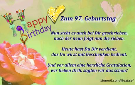 Reime verse geburtstag