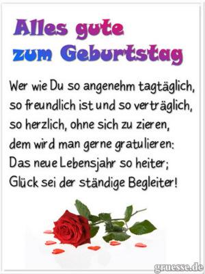Reime verse geburtstag