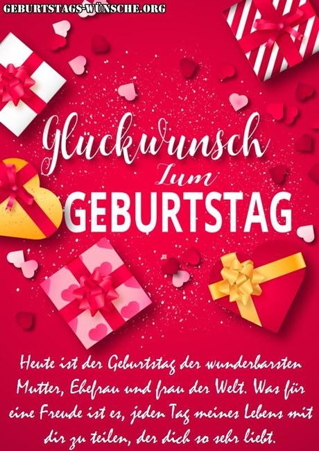 Geburtstagswunsche frau mutter
