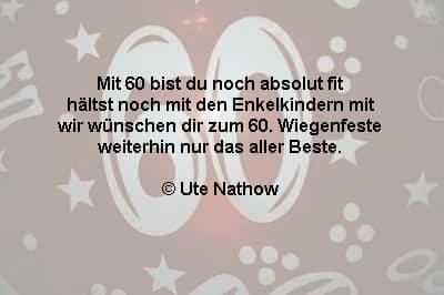 Geburtstag spruche 60 frau