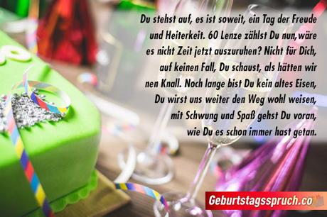 Geburtstag spruche 60 frau