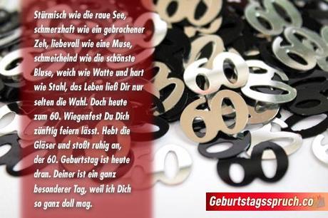 Geburtstag spruche 60 frau