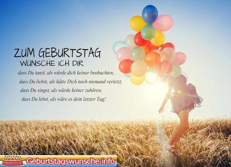 Geburtstagswunsche nette worte