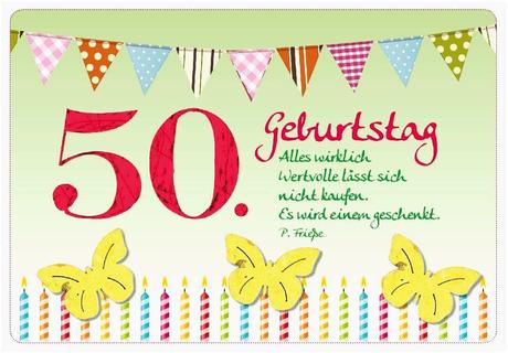 Text zum 50 geburtstag einer frau