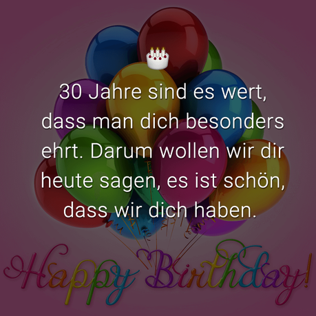 Gluckwunsche zum 30 geburtstag von mama