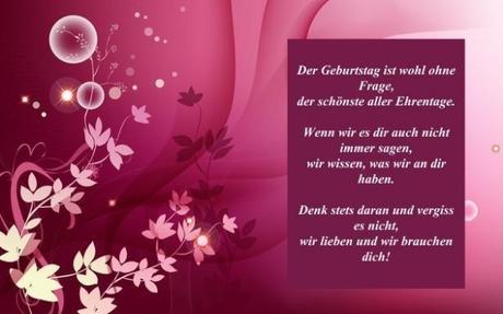 Geburtstagswunsche fur ganz besondere menschen