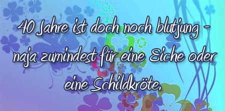 Wunsche zum 40 jubilaum
