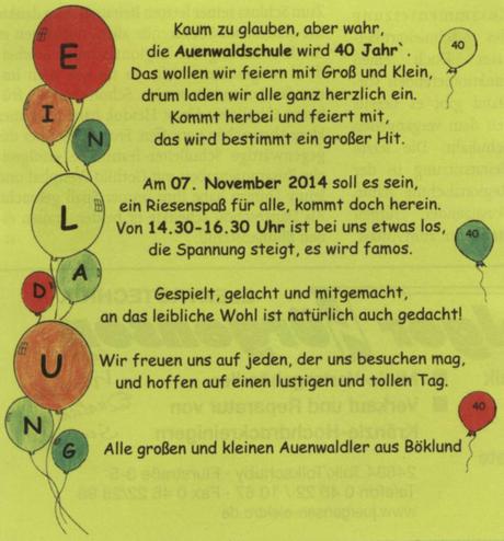 Wunsche zum 40 jubilaum