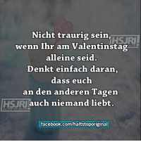 Am valentinstag allein