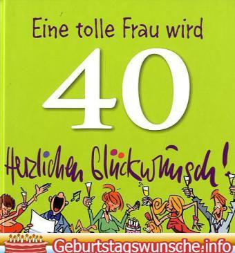 Herzlichen gluckwunsch zum 40 geburtstag wunsche