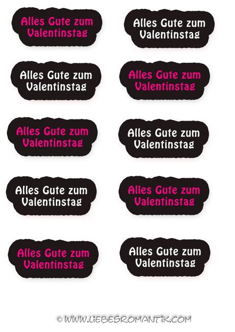 Alles liebe zum valentinstag zum ausdrucken