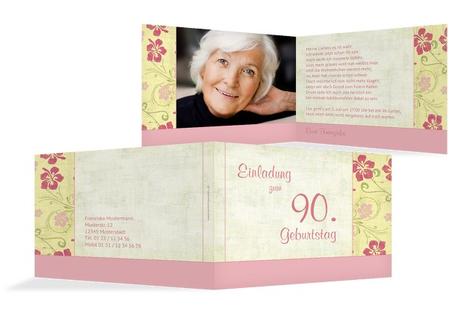 Spruche zum 90 geburtstag einladung
