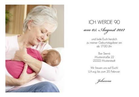 Spruche zum 90 geburtstag einladung