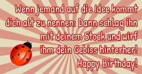 Derbe geburtstagbpruche