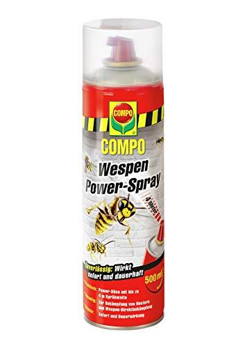 COMPO Wespen Power-Spray, Inkl. Power-Düse, Sofort- und Langzeitwirkung, 500 m